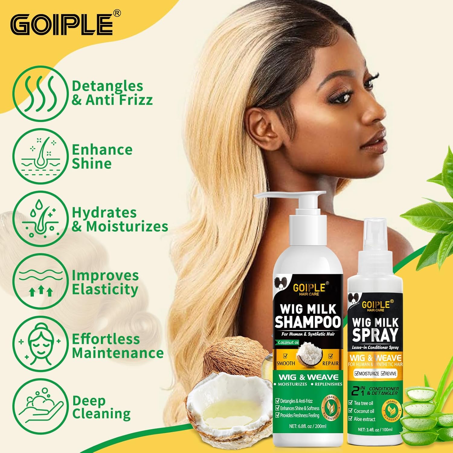 Zestaw do pielęgnacji peruk GO – Hair Care Products recenzja i cena